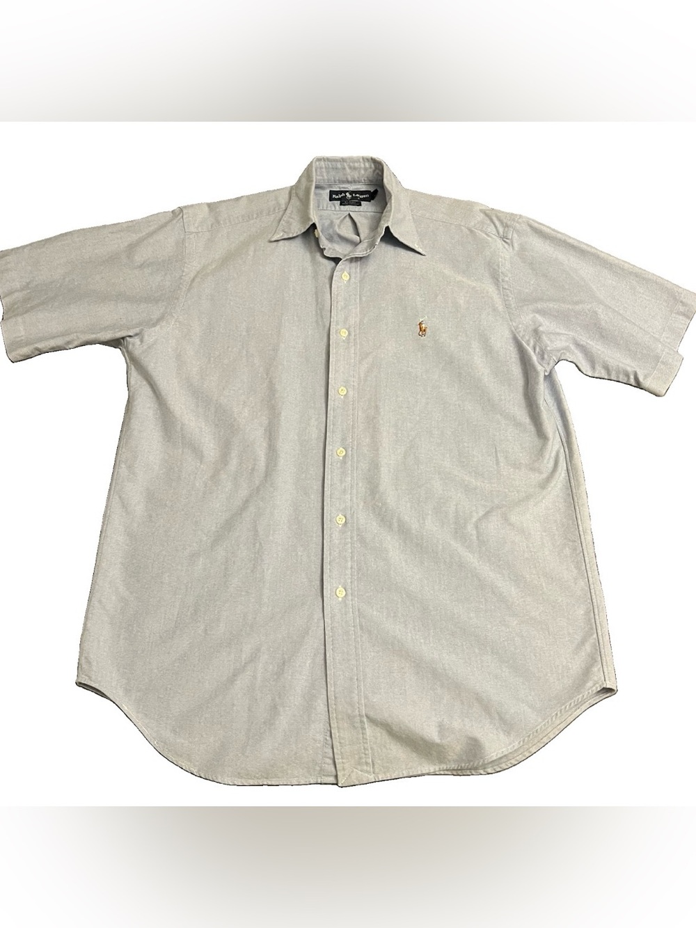 Ralph Lauren Blaire 100% Cotton Button Down Blue Shirt Men’s Size S
